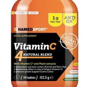 NAMEDSPORT SRL Named Sport Vitamin C 4 Natural Blend Integratore Di Vitamina C 90 Compresse
