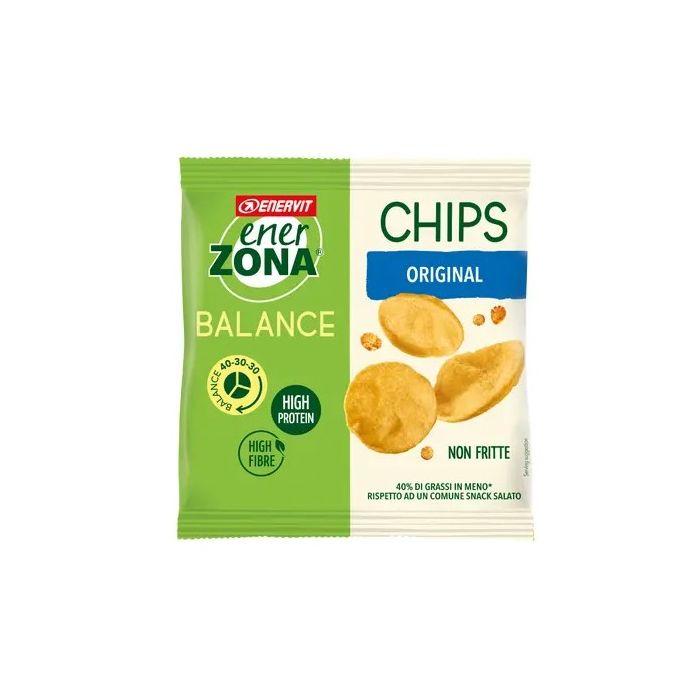 ENERVIT Enerzona Chips Snack di Soia Gusto Classico 1 Mini-pack