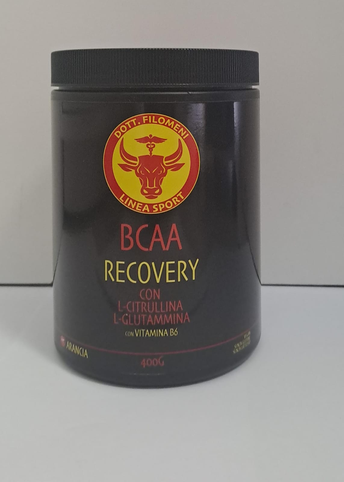 BCAA RECOVERY CON L-CITRULLINA L-GLUTAMMINA CON VITAMINA B6 GUSTO ARANCIA 400G DOTT.FILOMENI