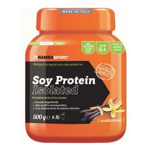 NAMED SPORT, SOY PROTEIN ISOLATE PROTEINE SOIA VANILLA CREAM POLVERE, 500 G