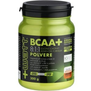 +Watt Bcaa+ 8:1:1 300 Gr Aminoacidi Ramificati Bcaa In Polvere 60 Arancia