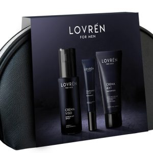 LOVREN TRAVEL KIT MEN 1 LOVREN MEN 4 IN 1 50 ML + 1 GEL VISO HYDRA-TONE EFFECT 30 ML + 1 CONTORNO OCCHI HYDRA-TONE EFFECT 15 ML
