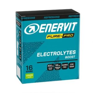 Enervit Pure-Pro Electrolytes Boost Gusto Salty Lemon - Astuccio con 16 bustine da 4 g