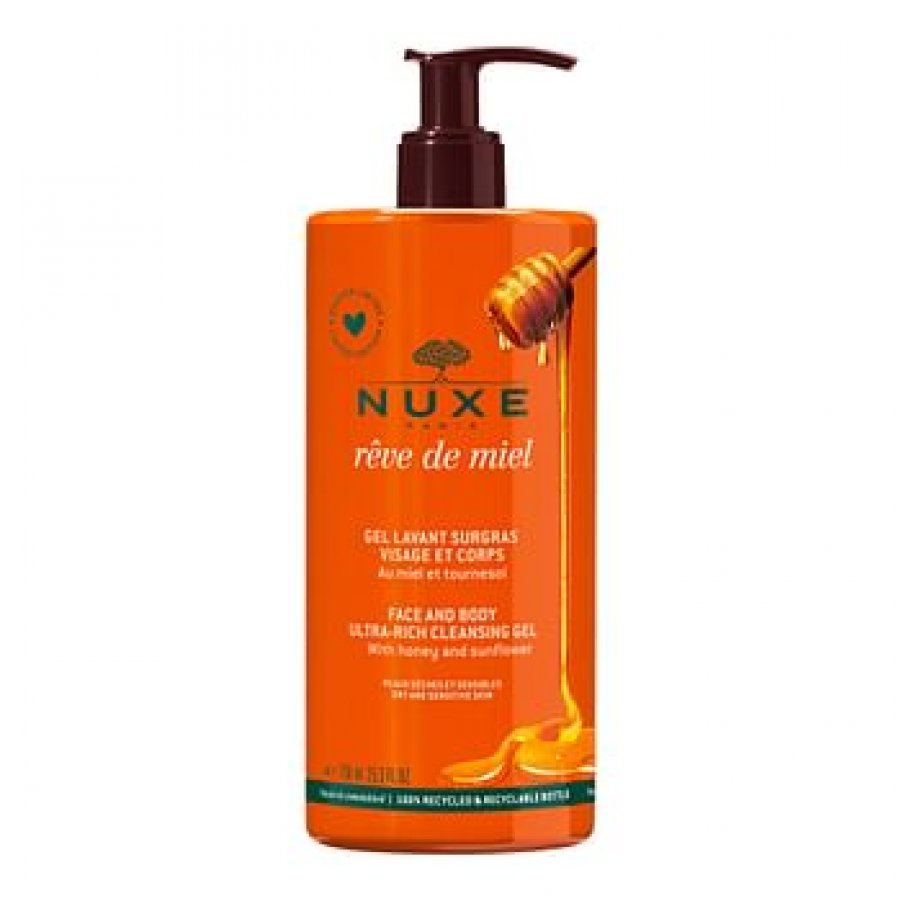 Nuxe - Gel detergente pelli disidratate Rêve de Miel Viso e corpo 750 ml