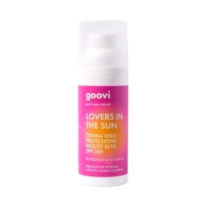 Goovi Lovers in the Sun - Crema Solare Viso Protezione Molto Alta SPF50+, 50ml