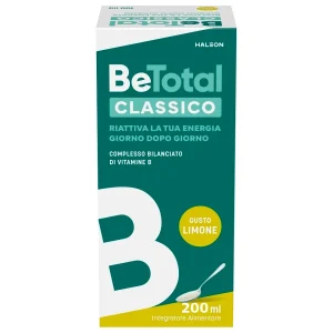 Be-total Sciroppo Integratore Alimentare Vitamina B Sistema Immunitario Bambini Limone 100ml