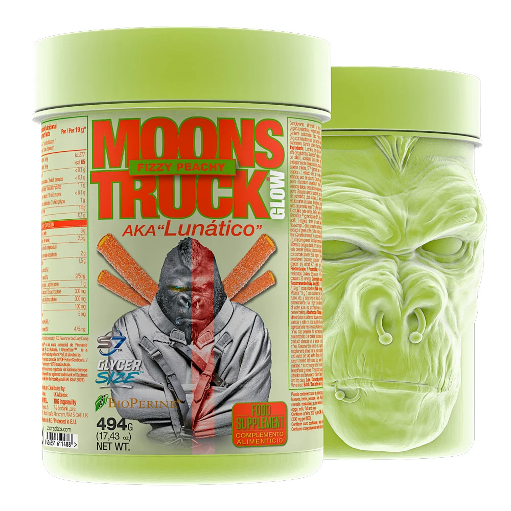 Pre-workout Moonstruck® Glow gusto FIZZY PEACH ( 494 grammi)