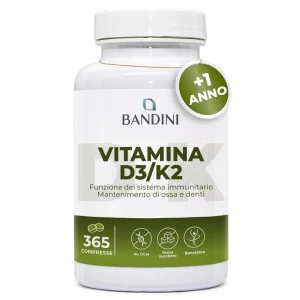 BANDINI Vitamin D3/K2- 365 Tablets